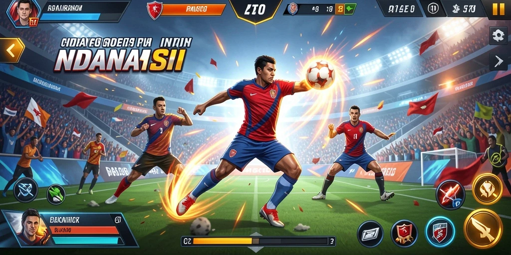 Tangkapan layar menampilkan gameplay seru API77.