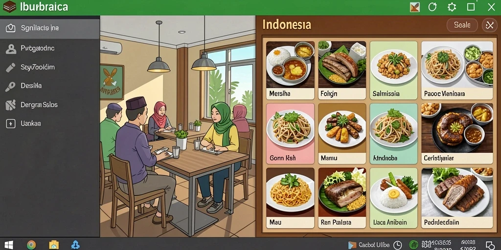 Tampilan antarmuka yang ramah pengguna dan menarik.