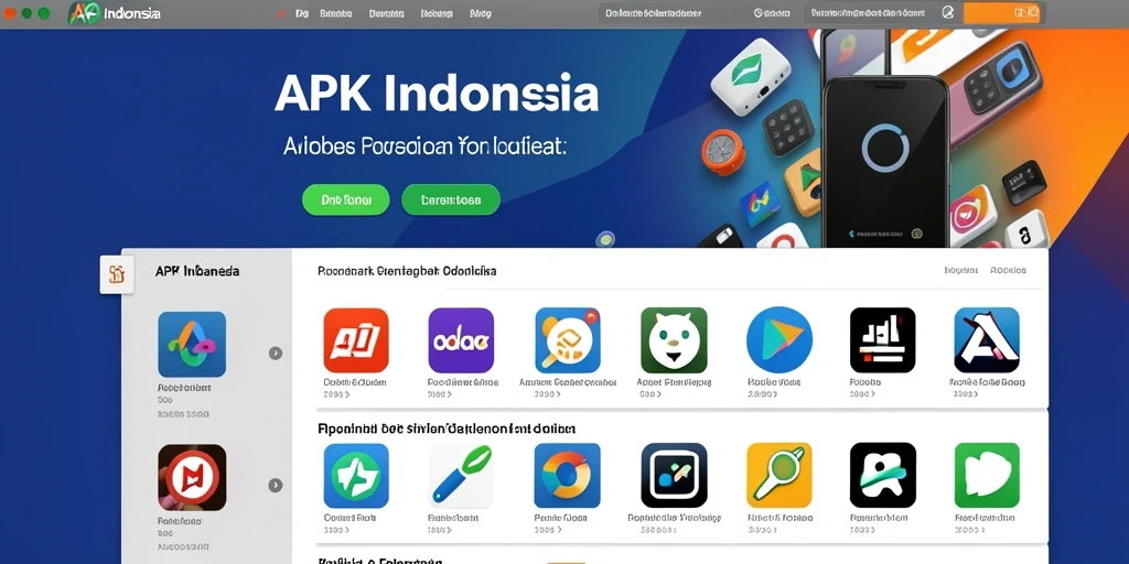 Screenshot pertama menunjukkan tampilan utama aplikasi yang menarik.