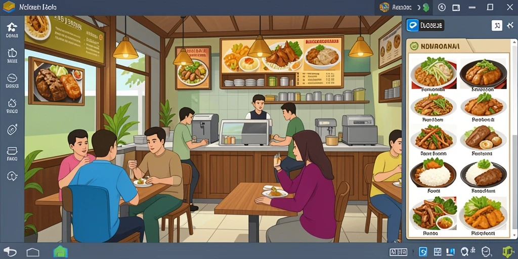Tampilan awal yang menarik dan menggugah selera.