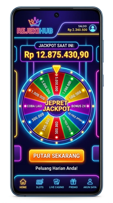 Cuplikan layar menu unduhan rejekihub untuk perangkat Android